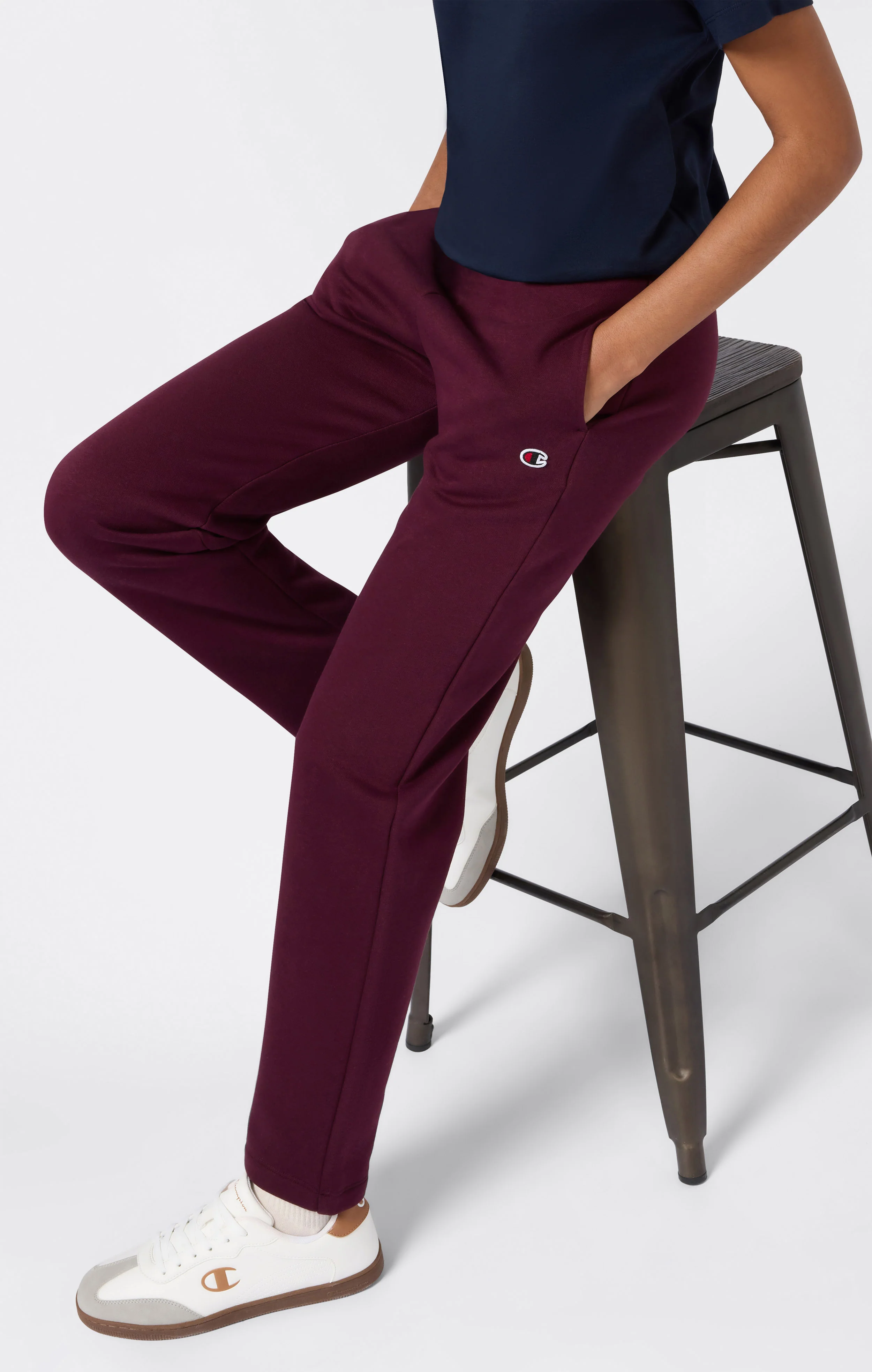 Women’s Straight Hem Fleece Joggers Icons - Image 5