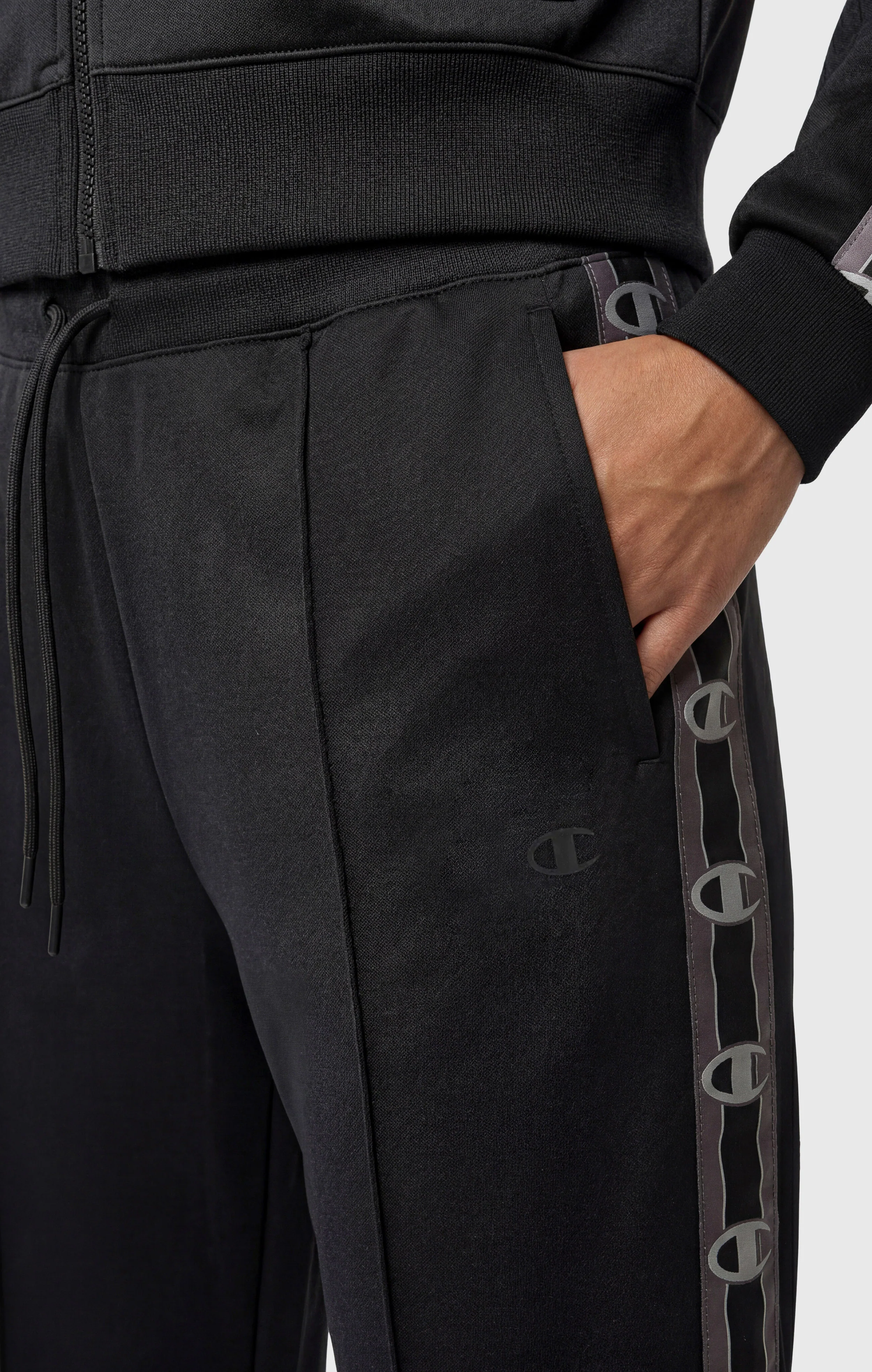 Women’s Straight Leg Interlock Pants with Tape Logo - Image 4