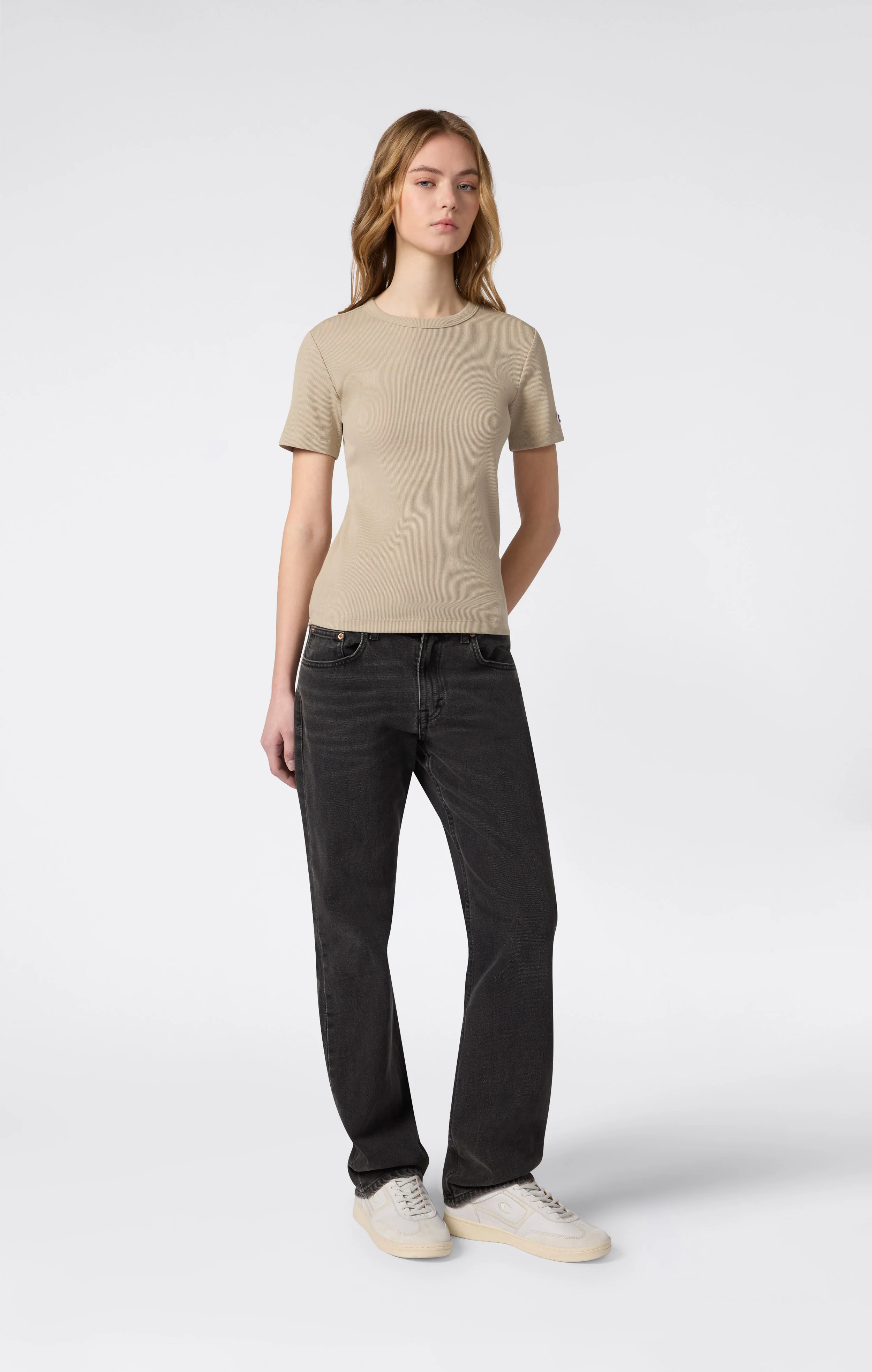 Women’s Stretch Rib T-Shirt - Image 2