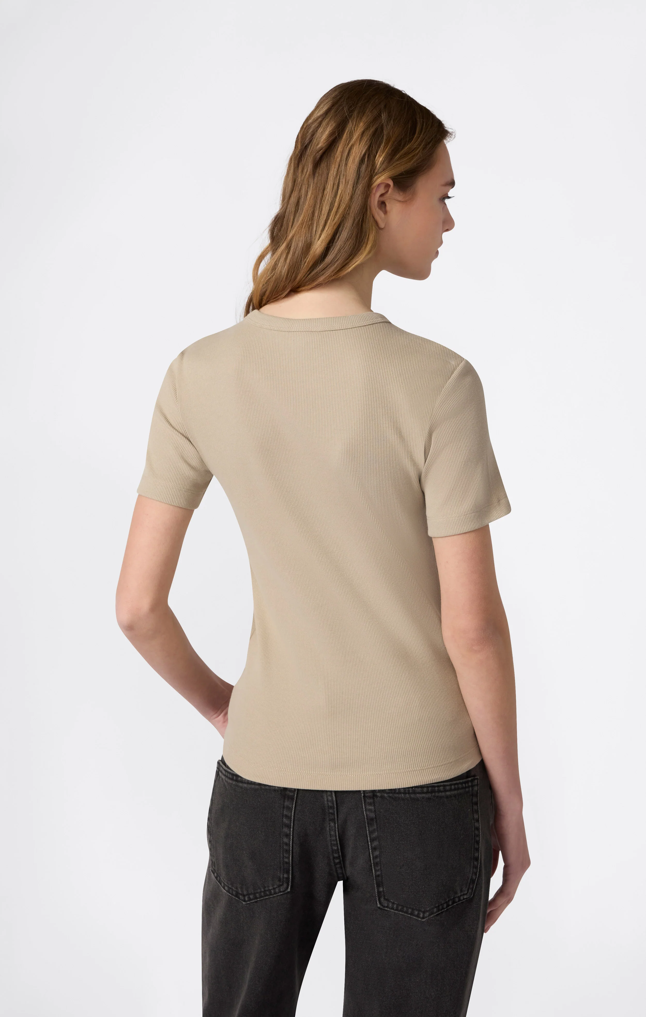Women’s Stretch Rib T-Shirt - Image 3