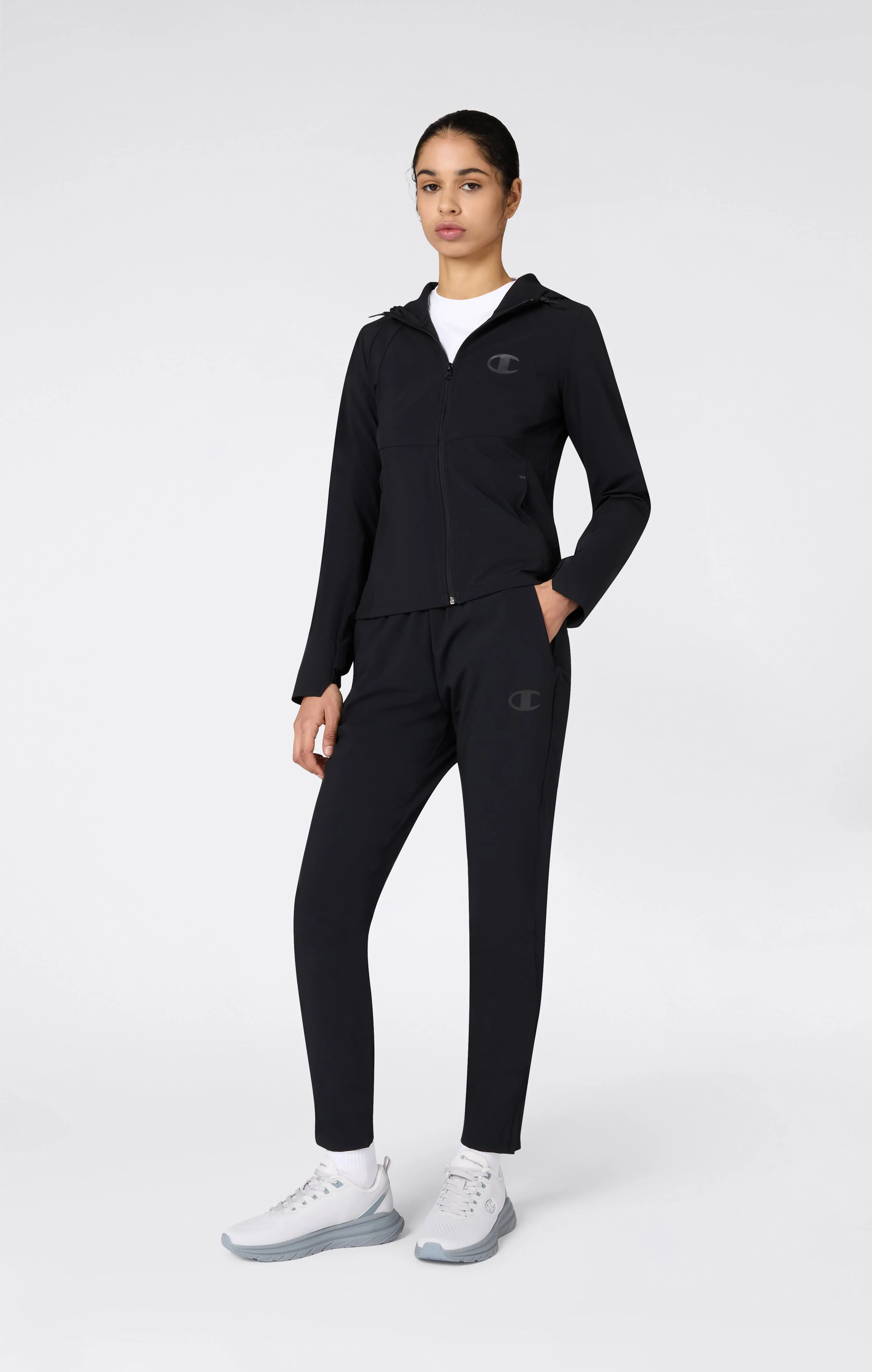 Women's Stretch Woven Nylon Pants - Image 4