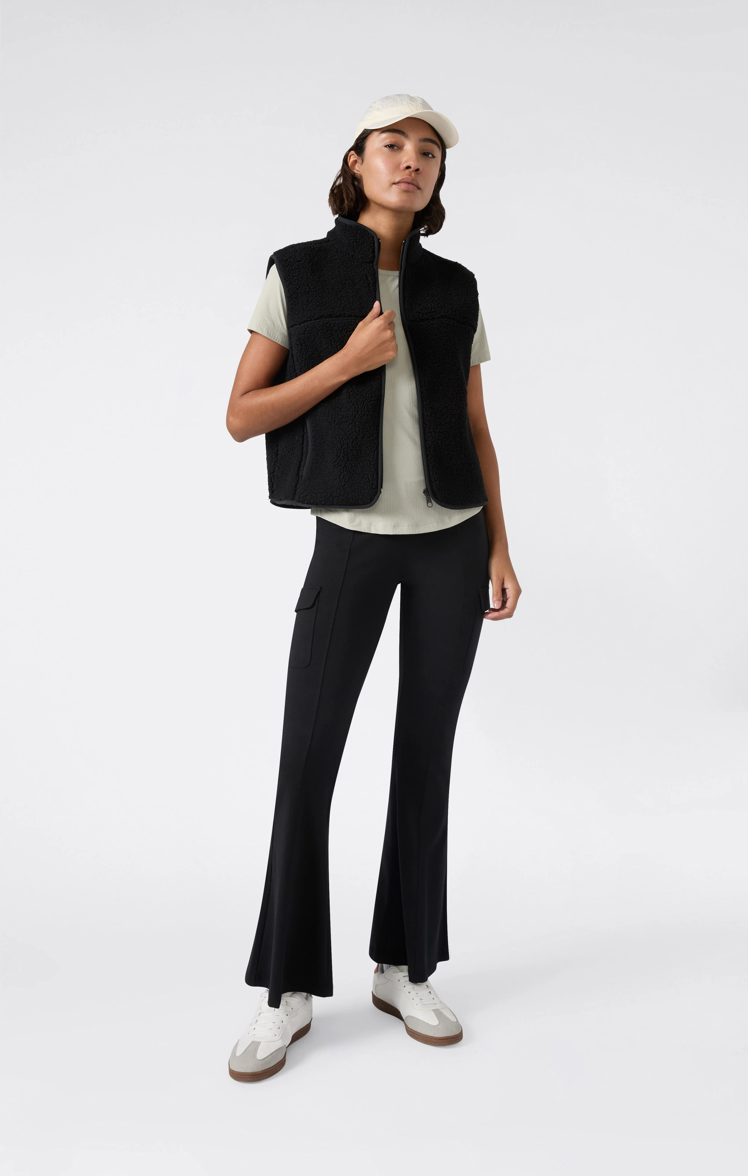 Women’s Slim Fit Polar Teddy Vest - Image 2