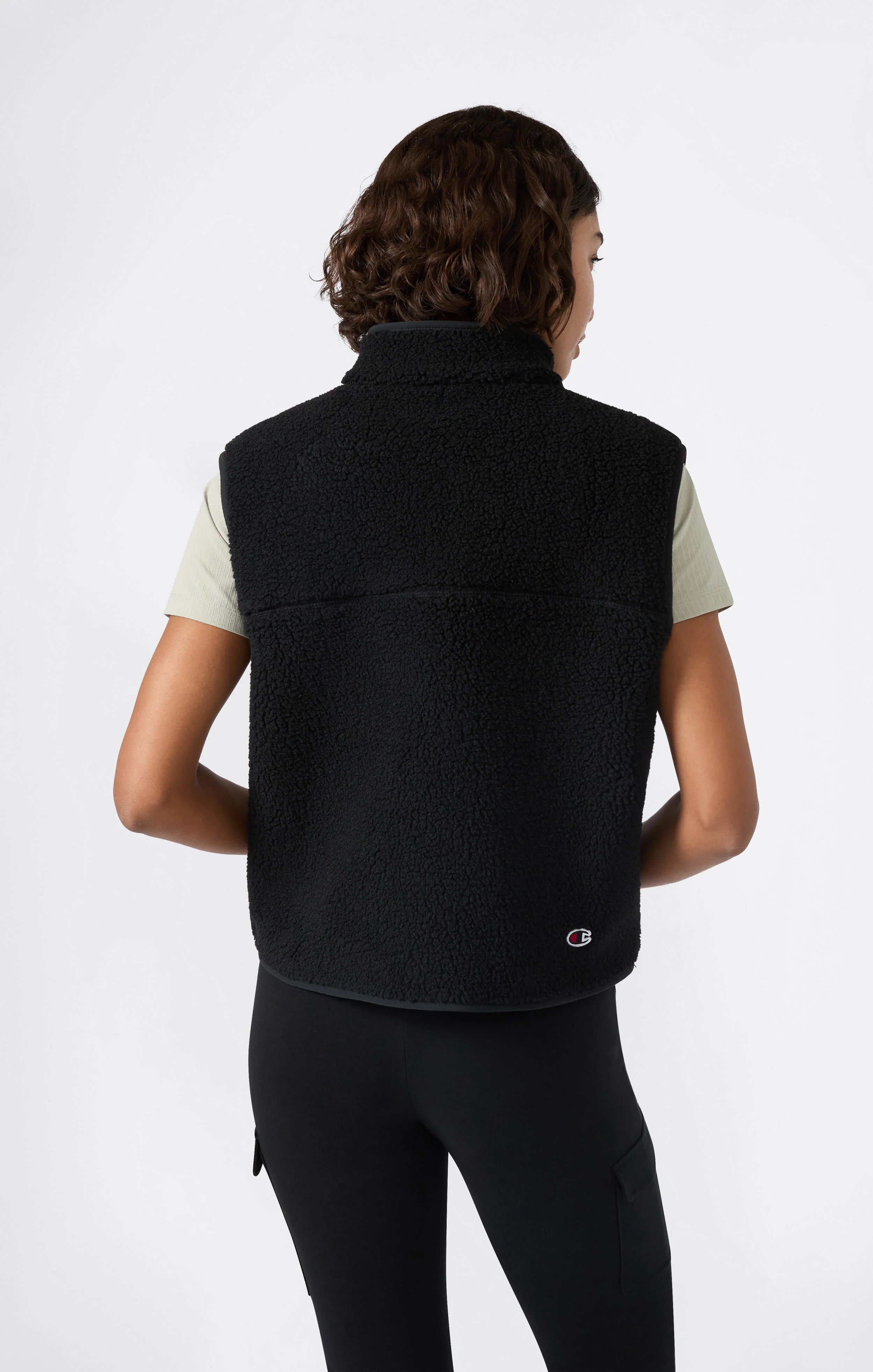 Women’s Slim Fit Polar Teddy Vest - Image 4