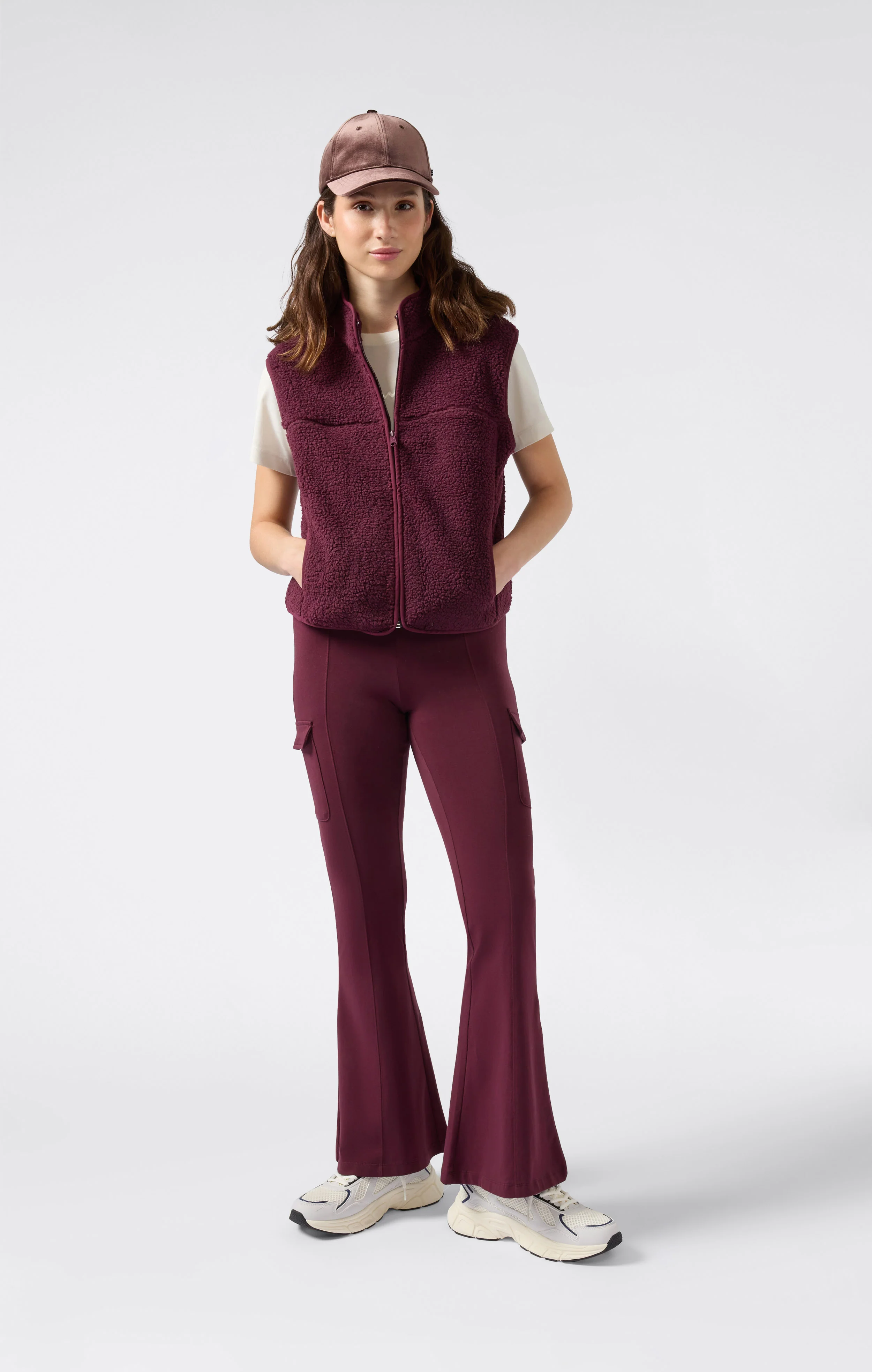 Women’s Slim Fit Polar Teddy Vest - Image 2