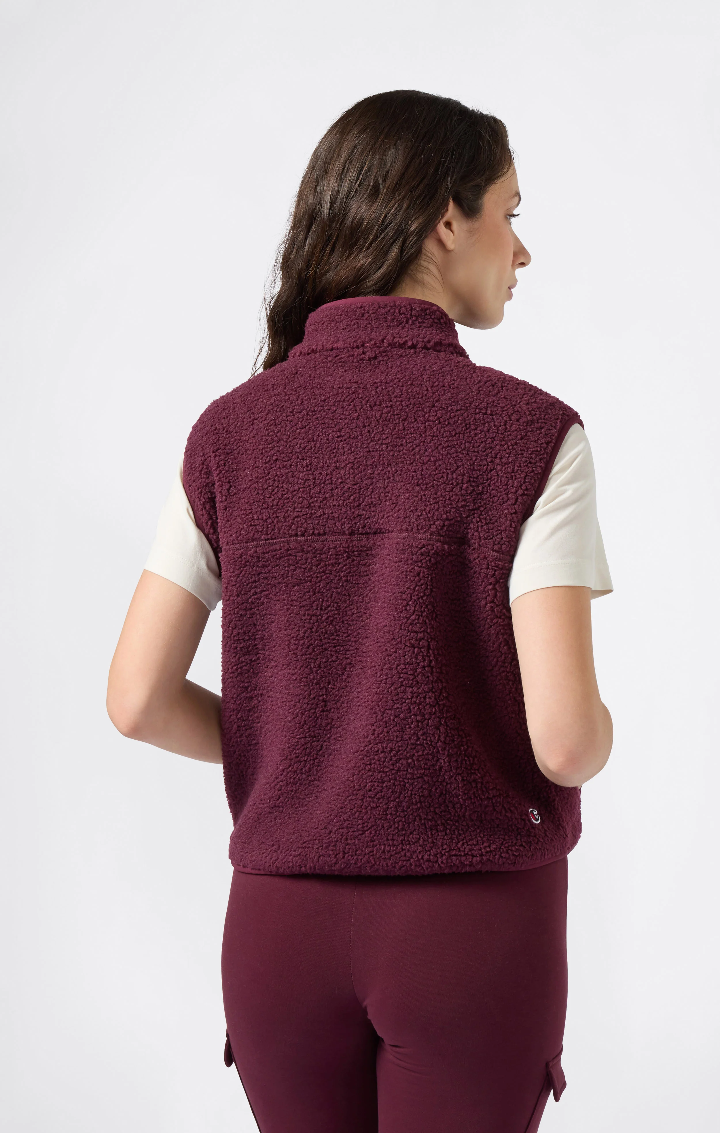 Women’s Slim Fit Polar Teddy Vest - Image 4