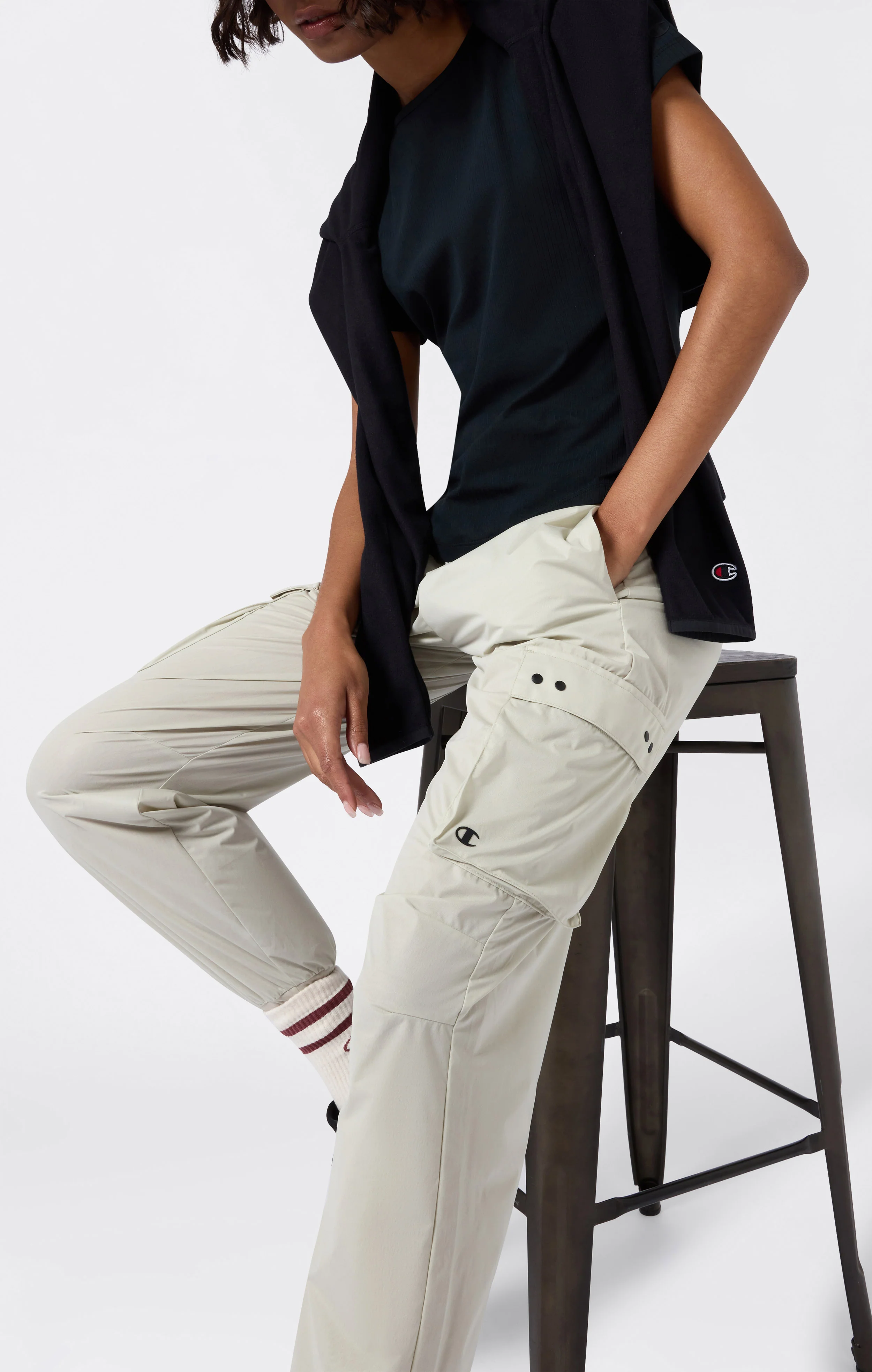 Women’s Ultra Light Cuffed Cargo Pants - Image 5