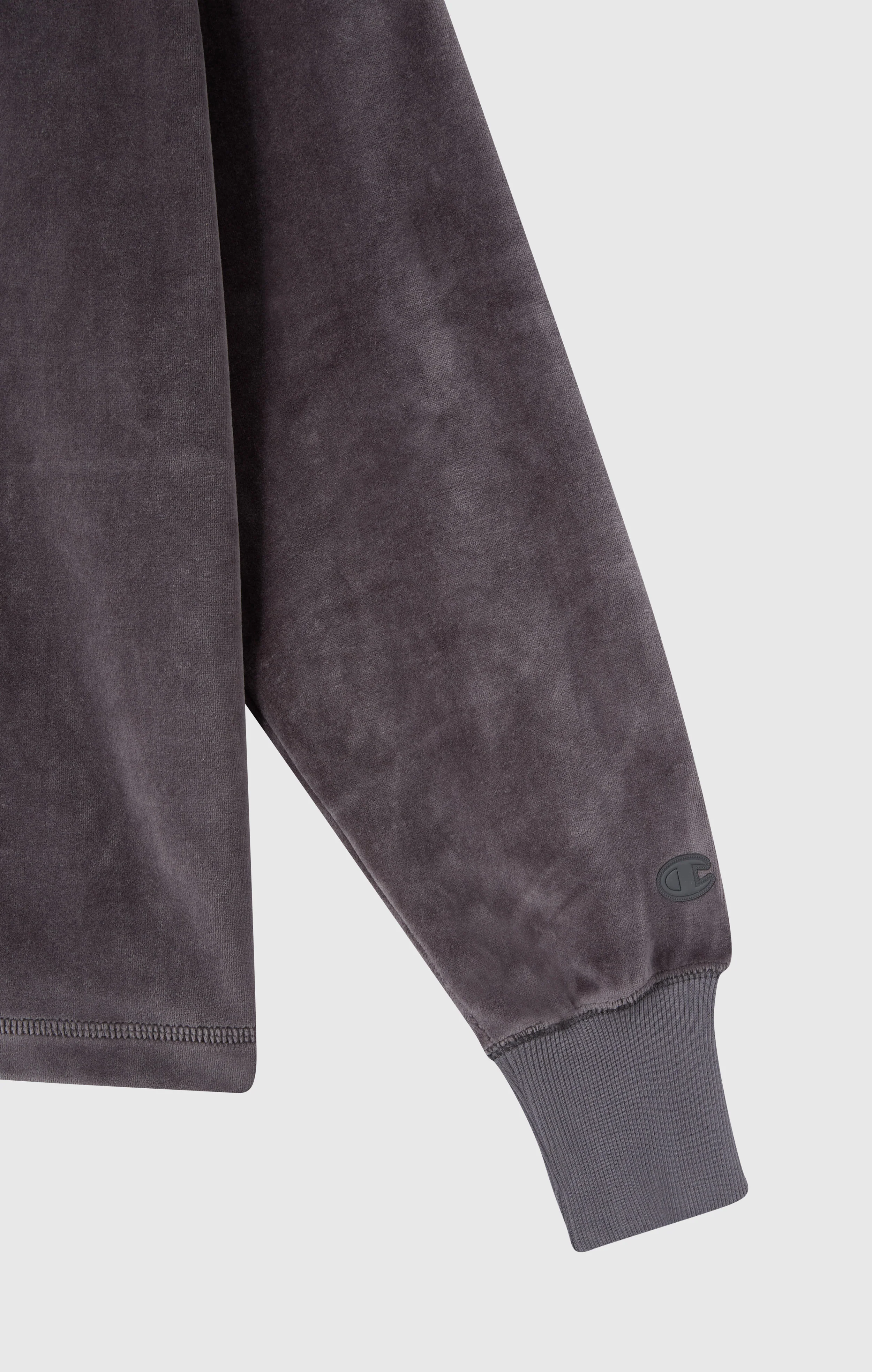 Women's Velour Half Zip Sweatshirt - Image 7