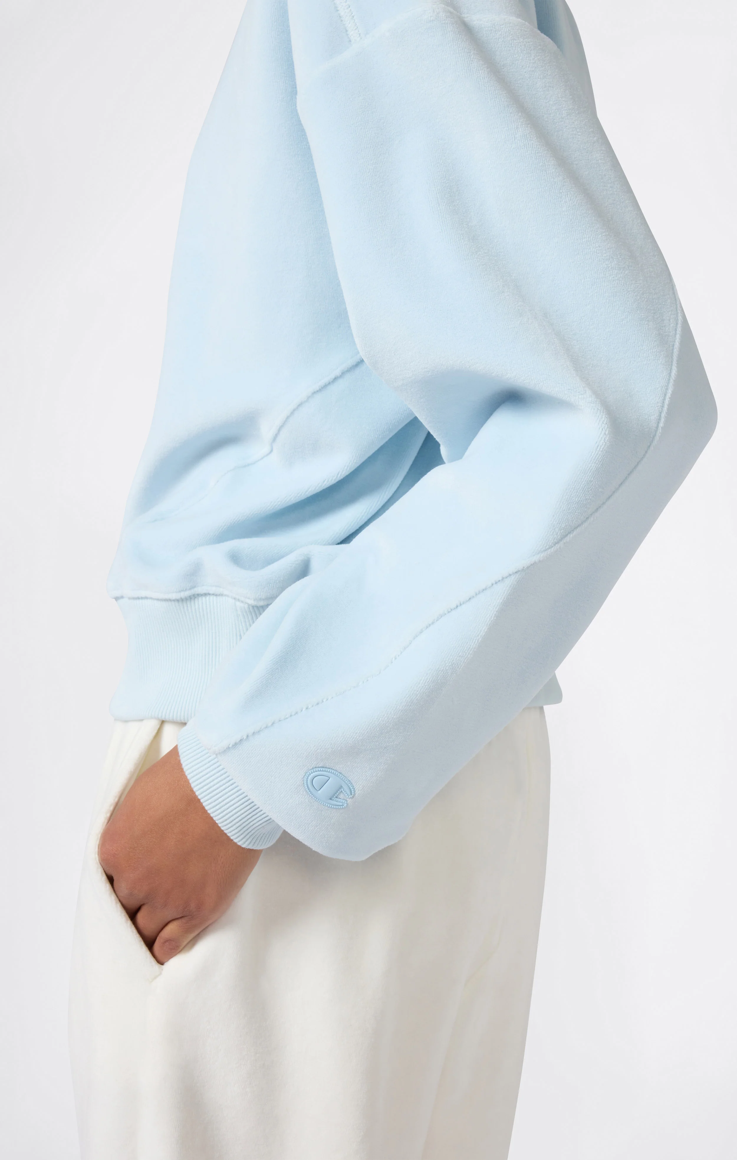Women's Velour Sweatshirt - Image 3