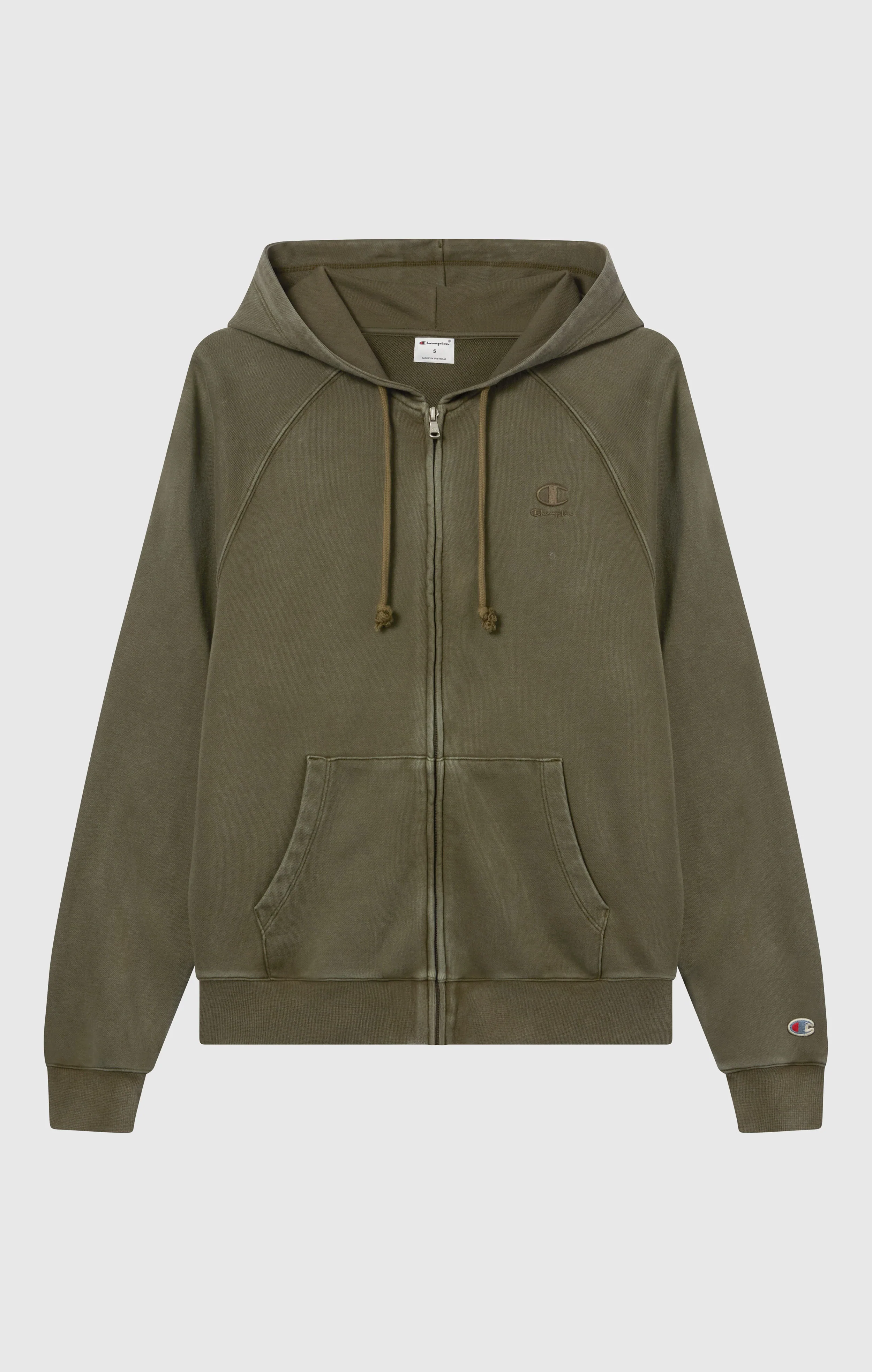 Women’s Washed Effect Full Zip Hoodie Icons - Image 5