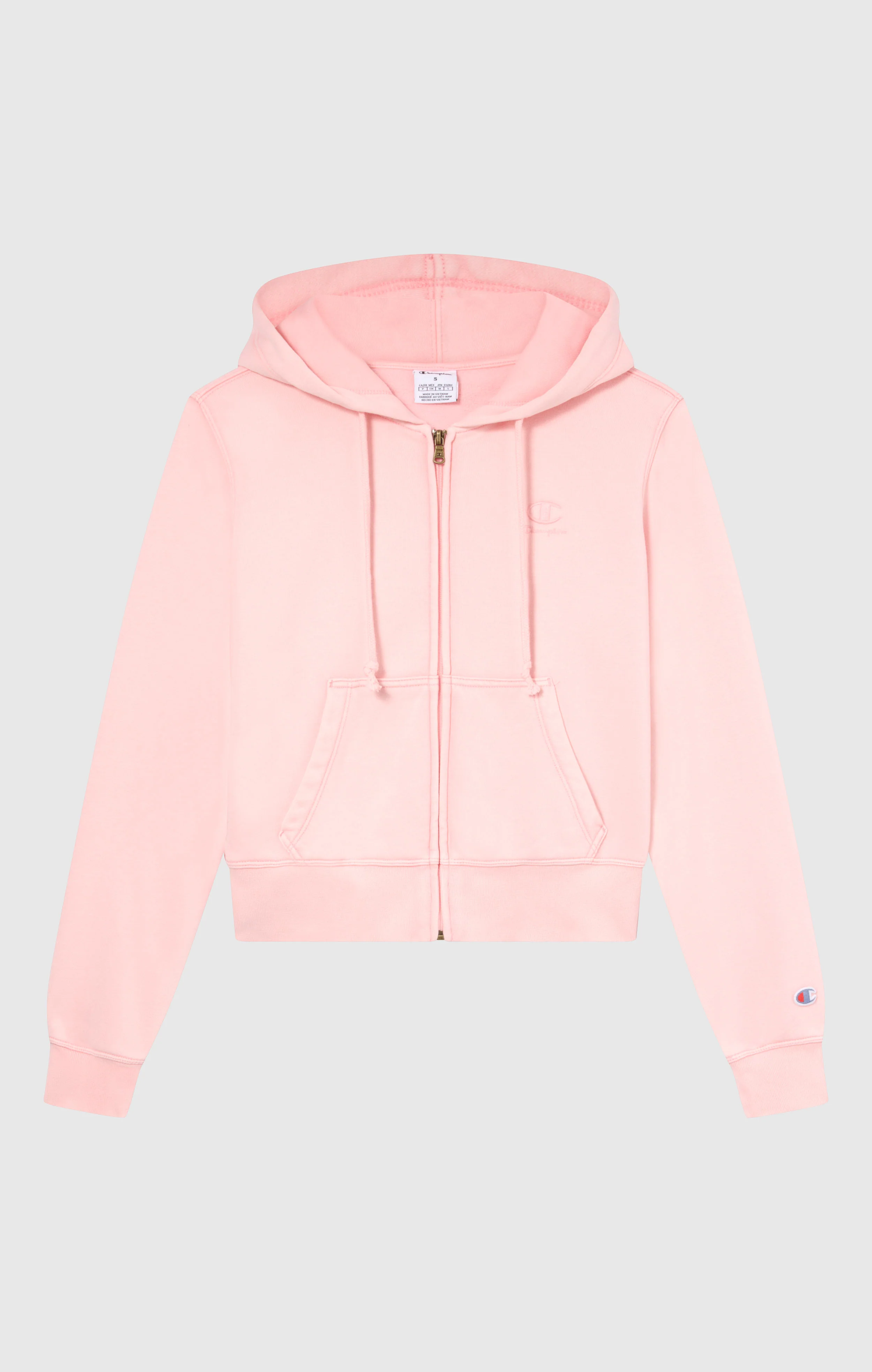 Women's Washed Full Zip Fleece Hoodie Icons - Image 6