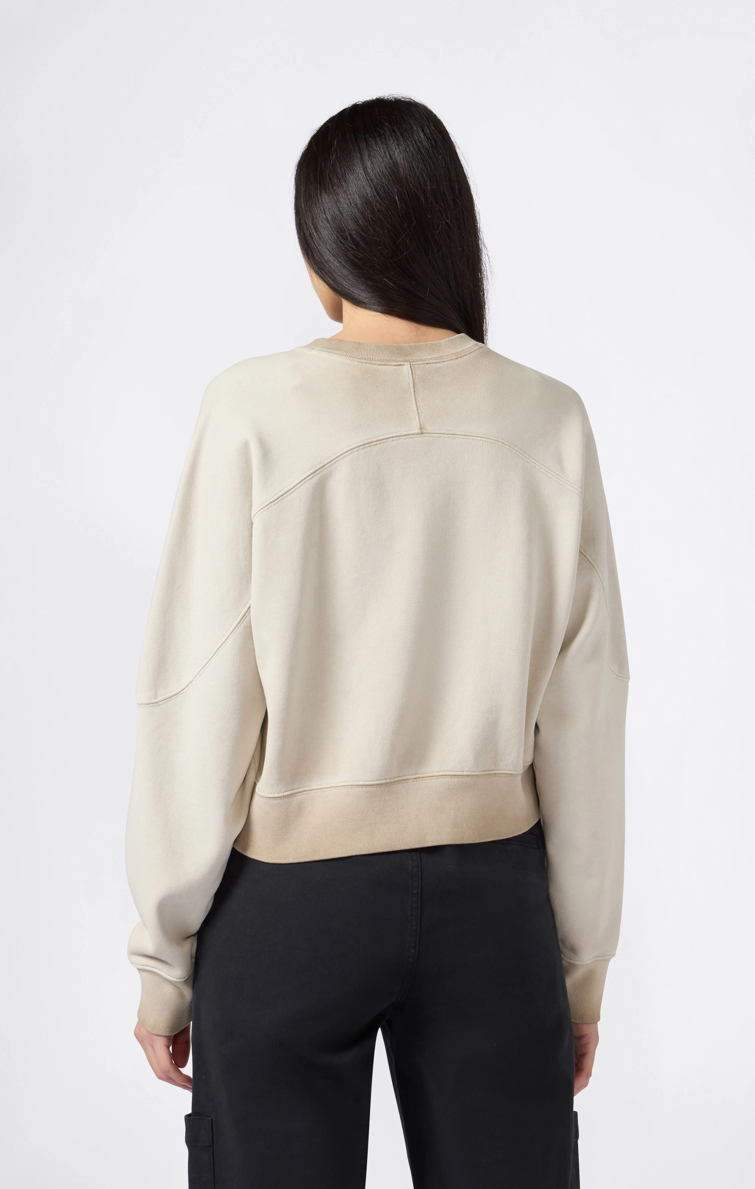 Women’s Washed Heavyweight Crewneck Sweatshirt Time Capsule - Image 3