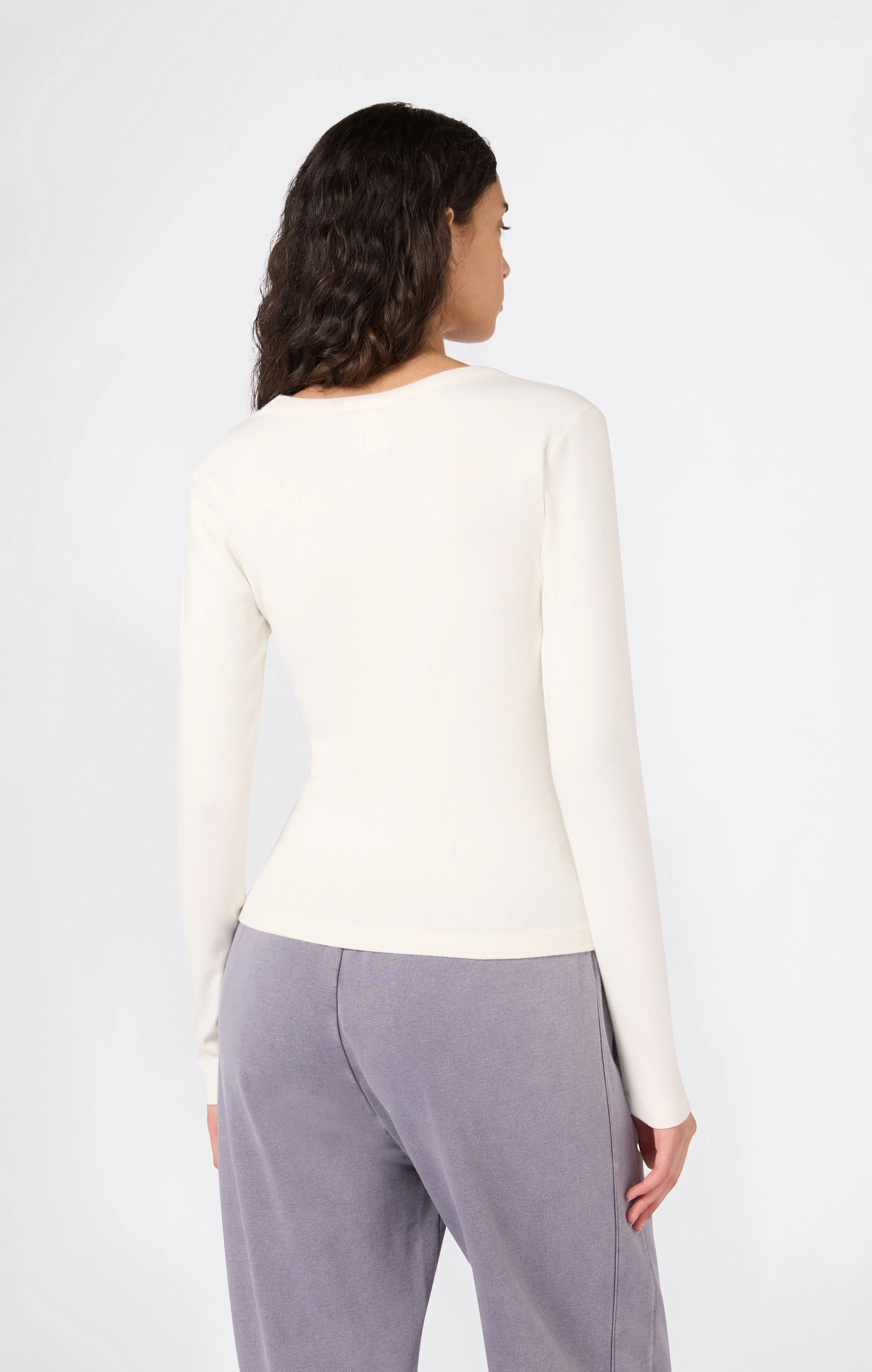 Women's Washed Long Sleeve Fitted T-Shirt Icons - Image 5