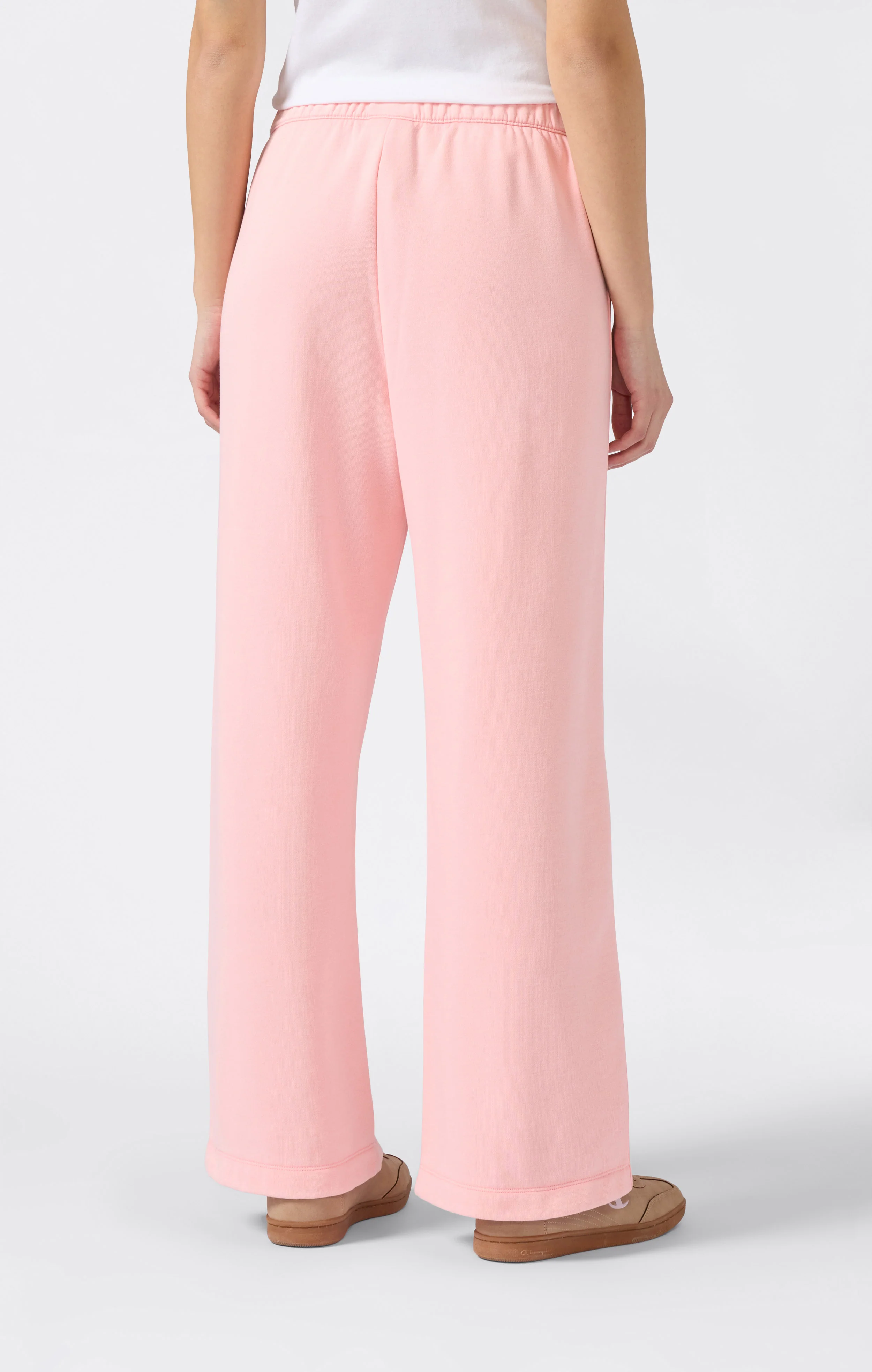 Women's Washed Wide Leg Fleece Pants Icons - Image 5
